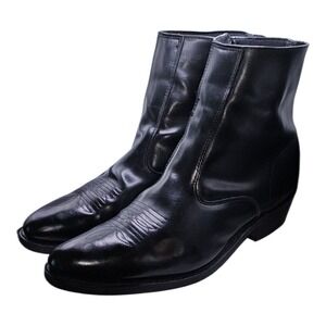 Men's Black Leather Boots
